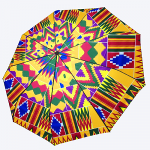 מטריה בעיטור אפריקאי